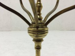 W. A. S Benson, Signed, Arts & Crafts Brass and Copper Five Branch Candelabra - Thumbnail 6