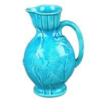An Anglo-Japanese Majolica Jug by Minton