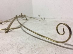 W. A. S. Benson Rare Arts & Crafts Brass Dining, billiard or Snooker chandelier - Thumbnail 7