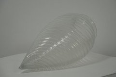 Arts & Crafts, c.1900 Teardrop Swirl Vaseline Glass Shade - Thumbnail 3