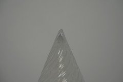 Arts & Crafts, c.1900 Teardrop Swirl Vaseline Glass Shade - Thumbnail 4