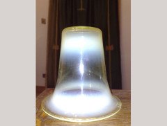 Rare Set of Eight Arts & Crafts Vaseline/Uranium Glass Shades - Thumbnail 3