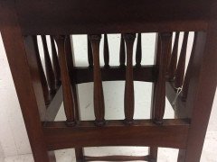 Liberty & Co. attri, Walnut Plant Stand turned uprights & Removable Lower Tier - Thumbnail 2