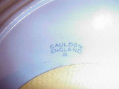 Cauldon Art Nouveau Plate with Stylised Floral Hand-Painted Decoration - Thumbnail 3