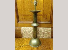 A Large Arts & Crafts Brass Table Lamp Attributed, to Gordon Russell. - Thumbnail 9