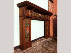 Impressive Gothic Revival Oak Fireplace Surround Attributed, to Bruce Talbert - Thumbnail 3