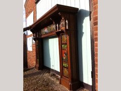 Impressive Gothic Revival Oak Fireplace Surround Attributed, to Bruce Talbert - Thumbnail 2