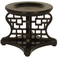 Rare Anglo-Japanese Ebonised Ginger Jar Stand - Thumbnail 1