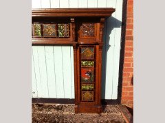 Impressive Gothic Revival Oak Fireplace Surround Attributed, to Bruce Talbert - Thumbnail 6