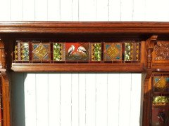 Impressive Gothic Revival Oak Fireplace Surround Attributed, to Bruce Talbert - Thumbnail 5
