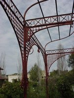 Mid-Victorian Moorish Wrought & Cast Iron Pergola or Decorative Garden Structure - Thumbnail 9