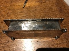 M D Spooner, a Silver plated Hand Enamelled Jewellery Box with Cupid & Fairy - Thumbnail 8