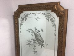 An 8'6" Tall Mirror from the Royal Albert Hall London, engraved with a Mandolin. - Thumbnail 2