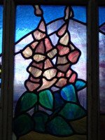 Alice in Wonderland, a Five Piece Suite of Stained & Leaded Glass Doors - Thumbnail 10