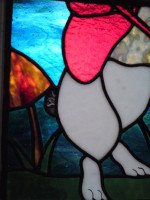 Alice in Wonderland, a Five Piece Suite of Stained & Leaded Glass Doors - Thumbnail 17
