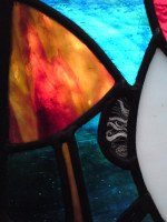 Alice in Wonderland, a Five Piece Suite of Stained & Leaded Glass Doors - Thumbnail 18