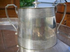 Richard Hunt. A Rare Silver Plated Six Piece Matching Tea & Coffee Service - Thumbnail 7