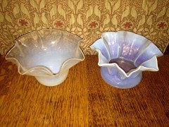 Arts & Crafts Vaseline/Uranium Glass Shades c.1900 - Thumbnail 5