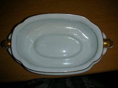 Dr. C. Dresser, attributed. Made by Royal Worcester, Blue & White Elephant Tureen - Thumbnail 4