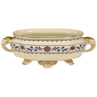 Dr. C. Dresser Attributed, Made by Royal Worcester, Blue & White Elephant Tureen