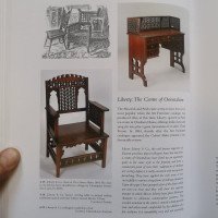 Liberty & Co., Moorish Walnut Armchair with Mashrabiya Turned Details Throughout - Thumbnail 20