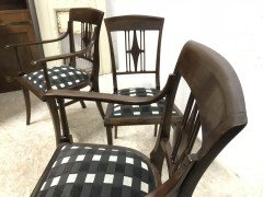 Josef Hoffmann in the Style Of. A Secessionist Five-Piece Bentwood Salon Set - Thumbnail 16
