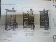 E. A. Taylor Attributed, Made by Wylie & Lochhead. Arts & Crafts Oak Hallstand - Thumbnail 10