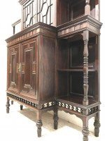E. W. Godwin made by Collinson & Lock. An Aesthetic Movement Rosewood Cabinet. - Thumbnail 13