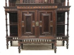 E. W. Godwin made by Collinson & Lock. Aesthetic Movement Rosewood Cabinet. - Thumbnail 15