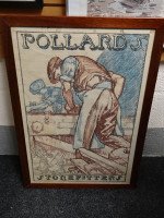 Sir Frank Brangwyn Designed for Pollards Store Fitters Original Framed Poster - Thumbnail 2