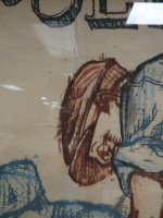 Sir Frank Brangwyn Designed for Pollards Store Fitters Original Framed Poster - Thumbnail 3
