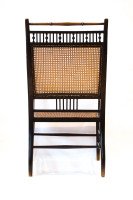 E. W. Godwin. Anglo-Japanese Ebonised Beech and Caned Armchair - Thumbnail 2