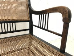 E. W. Godwin. Anglo-Japanese Ebonised Beech and Caned Armchair - Thumbnail 8