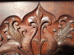 George Jack for Morris & Co., ( attributed. ). An Exceptional Arts & Crafts Quarter Sawn Oak Library Table/double Desk - Thumbnail 13