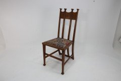 George Montague Ellwood. Made by J. S. Henry. A Set of Ten Arts & Crafts Oak Dining Chairs - Thumbnail 4