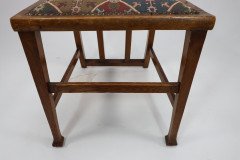 George Montague Ellwood. Made by J. S. Henry. A Set of Ten Arts & Crafts Oak Dining Chairs - Thumbnail 9