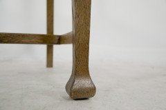 Set of Six Arts & Crafts Chairs with Stylised Floral Inlays Using Pewter Ebony - Thumbnail 20