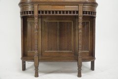 Bruce Talbert for Gillow & Co., attributed, Aesthetic Movement Oak & Glazed Cabinet - Thumbnail 4