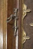 Bruce Talbert for Gillows, attributed. A Fine Aesthetic Movement Oak & Glazed Cabinet - Thumbnail 7