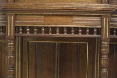 Bruce Talbert for Gillow & Co., attributed, Aesthetic Movement Oak & Glazed Cabinet - Thumbnail 9