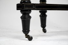 Gillow & Co., attributed, Aesthetic Movement Ebonised Mahogany and Amboyna Top Centre Table - Thumbnail 6