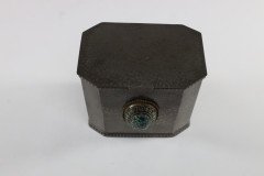 W. A. Perry, Arts & Crafts Hand Hammered Pewter Box with Oval Turquoise Jewel - Thumbnail 13