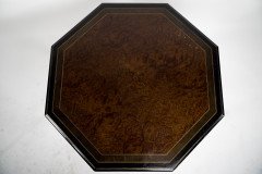 Gillows, attributed. Aesthetic Movement Ebonized Mahogany Centre Table with Amboyna Top - Thumbnail 10