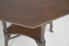 Jas Shoolbred Aesthetic Movement Walnut Octagonal Centre Table - Thumbnail 18