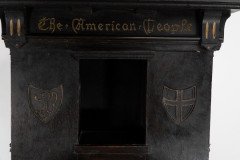 Seymour Easton. A Gothic Revival Ebonised Tabard Inn Library Revolving Bookcase - Thumbnail 15