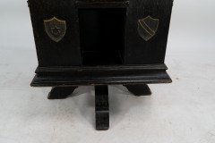 Seymour Easton. A Gothic Revival Ebonised Tabard Inn Library Revolving Bookcase - Thumbnail 18