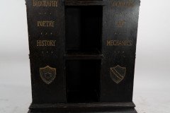 Seymour Easton. A Gothic Revival Ebonised Tabard Inn Library Revolving Bookcase - Thumbnail 19