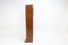 Liberty & Co., an English Arts & Crafts Oak Bookcase, with Shaped Upper Details - Thumbnail 3