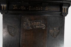 Seymour Easton. A Gothic Revival Ebonised Tabard Inn Library Revolving Bookcase - Thumbnail 27