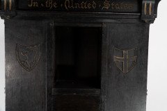 Seymour Easton. A Gothic Revival Ebonised Tabard Inn Library Revolving Bookcase - Thumbnail 29